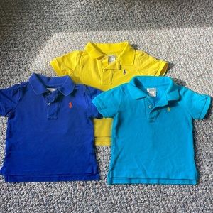 Set of 3 Ralph Lauren 18month polos